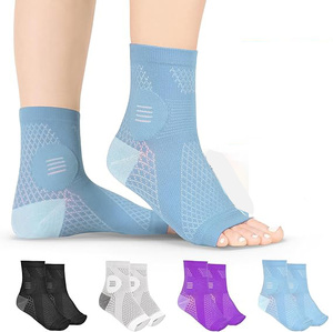 Unisex tùy chỉnh mắt cá chân bọc Brace thể thao nén hỗ trợ chống bong gân chân áp lực mở toed Pads cho sưng plantar - Product Image 3