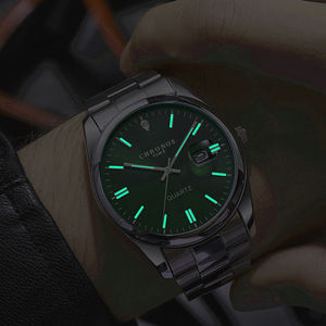 Nuevo Reloj de Pulsera <span class=keywords><strong>CHRONOS</strong></span> de Lujo para Hombre, Resistente al Agua, Luminoso, con Fecha, de Acero Inoxidable, de Cuarzo - Product Image 6