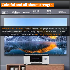 <span class=keywords><strong>Amplificador</strong></span> de Potencia para Sistema de Cine en Casa de <span class=keywords><strong>7.1</strong></span> Canales, Receptor <span class=keywords><strong>AV</strong></span> de Alta Potencia con Sonido Digital DTS HD 3D/4K y BT - Product Image 3
