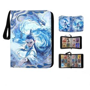 <span class=keywords><strong>Classeur</strong></span> de cartes à collectionner personnalisé Pokemoned, capacité 400 cartes, avec 4 pochettes en PU de 9 emplacements - Product Image 1