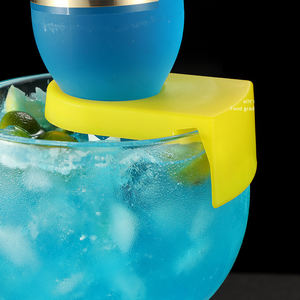 كأس زجاجي سعة 550 مل مع مشبك للشرب، كأس كوكتيل كبير مع حامل زجاجات - Product Image 6