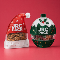 Sachet Doypack Personnalisable avec Logo Imprimé, Matériau Qualité Alimentaire, Anti-Humidité, pour Bonbons, Biscuits, Noël, Auto-Scellant
