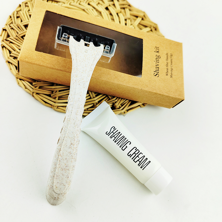 Disposable Hotel Shaving razor With 10g Shaving Cream