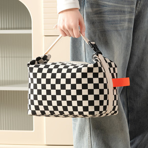 Bolsa térmica de pana para el almuerzo, gran capacidad, impermeable, tipo bento, para viajes al aire libre, picnic, con paquete de hielo. - Product Image 3