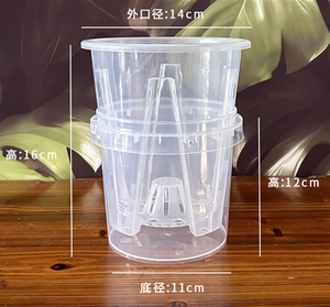 <span class=keywords><strong>Maceta</strong></span> para Orquídeas Phalaenopsis con Sistema de <span class=keywords><strong>Autorriego</strong></span>, Diseño de Almacenamiento de Agua, Fácil Cuidado - Product Image 5