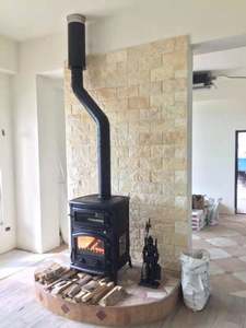 Cheminée à bois d'intérieur au design original - Product Image 5