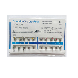 Consumibles de odontología Mini Roth Monoblock Ortodoncia Tirantes Materiales dentales Soporte de metal - Product Image 5