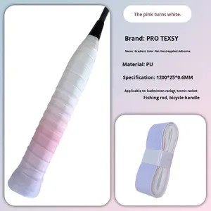 Fita Adesiva para Raquete de Badminton em Três Cores, Fita Plana Absorvente de Suor, Envoltório para Raquete de Tênis, Envoltório para Cabo de Bicicleta e Vara de Pesca - Product Image 1
