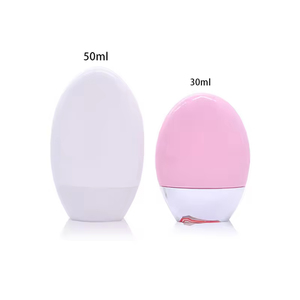 Envase Cosmético de Plástico PP en Forma de Huevo de Ganso, 30g 50g, para Crema de Manos, Loción Corporal, Crema Solar, Envase Vacío, OEM ODM - Product Image 1