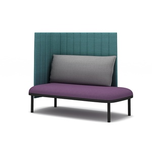 Canapé de bureau MIGE 2019 au design moderne, ensemble de canapés pour salon et bureau, canapé de détente avec accoudoirs en tissu, mobilier de bureau - Product Image 3