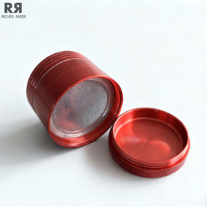 Broyeur d'herbes sèches portable de luxe à 4 couches en alliage d'aluminium, personnalisable avec logo et couleur, marque Richer, durable, vente en gros - Product Image 4