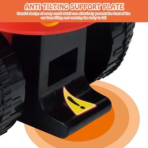 Voiture à pédales pour enfants en plastique à piles avec musique et dossier, pour les enfants de 0 à 24 mois et de 2 à 4 ans - Product Image 4