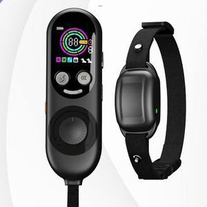 1000m 범위 IP67 방수 칼라 전기 개 충격 훈련 칼라 시계 스타일 원격 애완 동물 칼라 훈련 개 - Product Image 1