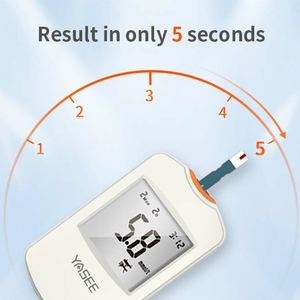 Medidor de Glucosa YASEE, Monitor de Glucosa en Sangre Eléctrico Portátil, Glucómetro Preciso Diseñado para Medir Metales - Product Image 4