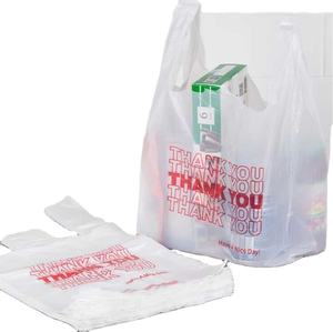 Bolsas de plástico blanco desechables personalizadas para embalaje de camisetas con logotipo para productos domésticos precio de fábrica - Product Image 5