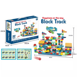 Set de Bloques de Construcción de 267 Piezas, Bloques de Construcción DIY, Juguete Educativo de Ladrillos para Niños Pequeños, Juego Interior para Padres e Hijos y Regalo - Product Image 6
