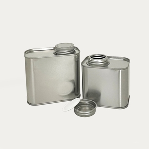 En Stock Envase Metálico Rectangular de 150g/250g para Alimentos para Mascotas, Frutos Secos, Granos de Café con Tapa de Rosca - para Dulces y Chocolate - Product Image 1