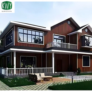 Custom Color 20 Feet 40 Feet Luxury High Quality Steel <strong>Wooden</strong> Modular Expandable Prefabricated <strong>House</strong> Villa - Product Image 4