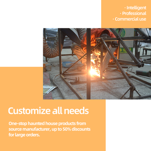 Modèle d'horreur personnalisable pour maison hantée, avec <span class=keywords><strong>musique</strong></span> effrayante, animatronique mobile, fantômes et zombies terrifiants - Product Image 5