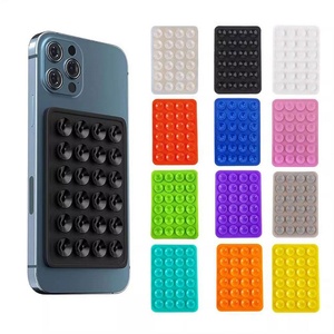 Soporte de pared de silicona personalizado Hofujng con ventosa para teléfono móvil, soporte autoadhesivo para teléfono celular, negro - Product Image 4