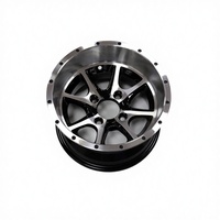 Nouvelles jantes en alliage d'aluminium pour voiturette de golf OE Silver ATV 12-14 pouces PCD 4*110