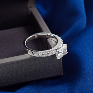 Moissanite <strong>Promise</strong> <strong>Ring</strong> Sterling Silver <strong>Cheap</strong> Adjustable <strong>Rings</strong> Mens Vintage <strong>Rings</strong> - Product Image 5