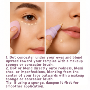 Corrector en Barra con Ácido Hialurónico Hidratante, Fórmula Ligera, se Mantiene en su Lugar de Forma Natural, Cubre Imperfecciones, Blanqueador, Antiarrugas - Product Image 4