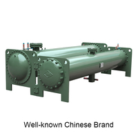 Enfriador Industrial de Tornillo ZHONGYOU LSBF260 de 260KW, Bomba de Compresor Semihermética Doble Ecológica, Refrigeración por Circulación