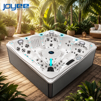 Bain à remous extérieur pour hôtel, jardin, JOYEE, bain à remous de massage extérieur, bain à remous de luxe extérieur pour 5 personnes, Spabad