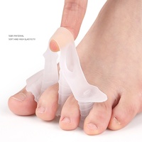 Séparateur d'orteils en gel de silicone, correcteur d'hallux valgus, espaceur doux et confortable, soulagement de la douleur, antidérapant, pour femmes et hommes