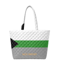 Sac fourre-tout promotionnel NICE Lesbian (Labrys) arc-en-ciel matelassé, grande capacité, pour ordinateur portable 14 pouces, fermeture éclair supérieure, idéal pour le sport et les événements sportifs