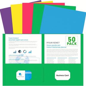 Carpeta de Presentación Escolar Personalizada X515 con Dos Bolsillos, Impresión de Carpeta Personalizada con Logotipo, Carpeta de Archivo A4 para Documentos Escolares y Empresariales - Product Image 2