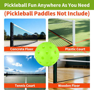 Высококачественные мячи для пиклбола X-40 для улицы, прочный полиэтилен, для развлечений, от Professor <span class=keywords><strong>Pickleball</strong></span> - Product Image 5