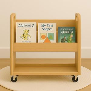 <span class=keywords><strong>Bibliothèque</strong></span> en bois, petite étagère à livres, <span class=keywords><strong>bibliothèque</strong></span> personnalisée, <span class=keywords><strong>bibliothèque</strong></span> pour enfants, présentoir de livres pour tout-petits, <span class=keywords><strong>bibliothèque</strong></span> pour enfants avec <span class=keywords><strong>roulettes</strong></span> - Product Image 2