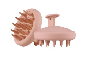 Cepillo de Silicona para Masaje del Cuero Cabelludo con Cerdas Suaves y Caja Personalizable con Logotipo, Cepillo de Champú para Ducha para Mujeres - Product Image 2