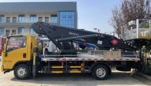 Nuevo camión de cubo elevador Isuzu 4X2 Drive con 28m/31m/33m plegable/brazo recto <span class=keywords><strong>plataforma</strong></span> de trabajo aéreo camión coche de <span class=keywords><strong>segunda</strong></span> <span class=keywords><strong>mano</strong></span> a la venta - Product Image 4