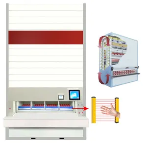 Système de stockage vertical automatique de grande capacité d'efficacité d'amélioration de haute qualité pour l'entrepôt intelligent