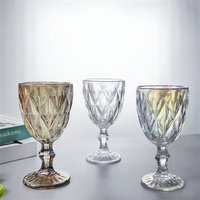 Calice à Vin Style Européen Galvanisé, Verre à Jus Relief pour la Maison