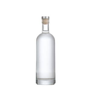Wholesale Custom Polygon 750 ml 500ml 1000ml <strong>Vodka</strong> 1 Liter <strong>350ml</strong> Liquor Rum Whiskey Spirit Empty Wine Bottles - Product Image 1