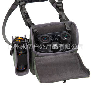 Bolsa de Pecho para Binoculares Portátiles Gaf, Verde, Nailon 500D, Impermeable, para Observación de Aves al Aire Libre, Unisex, Correa Desmontable - Product Image 3