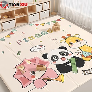 Nouveautés : Grand <span class=keywords><strong>tapis</strong></span> de sol <span class=keywords><strong>r</strong></span>éversible pour bébé 77"x58", pliable, léger, <span class=keywords><strong>tapis</strong></span> de jeu pour tout-petit, portable, rangement facile, <span class=keywords><strong>tapis</strong></span> de chambre d'enfant - Product Image 1