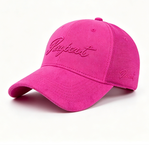Gorra Trucker de Terciopelo Personalizada al por Mayor, Gorra Trucker de 5 Paneles con Parche Bordado de Sammet <span class=keywords><strong>Mossa</strong></span>, Gorra de Terciopelo con Imagen - Product Image 1