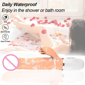 Melo Oplaadbare Stuwende Likken <span class=keywords><strong>Dildo</strong></span> Vibrator Voor Vrouwen Meisje Waterdicht Seksspeeltjes Voor Vrouw - Product Image 4