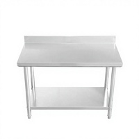Équipement de cuisine commerciale Banc de travail en acier inoxydable robuste Table en acier inoxydable d'extérieur Restaurant