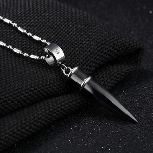 Collier en métal classique à <span class=keywords><strong>prix</strong></span> d'usine populaire, vente en gros, pendentif en forme de balle pour hommes - Product Image 4