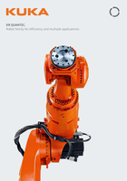 Bras robotisé KUKA KR QUANTEC à 6 axes, charge utile lourde 120-300 kg, répétabilité ±0,05 mm, montage au sol/plafond pour l'automatisation