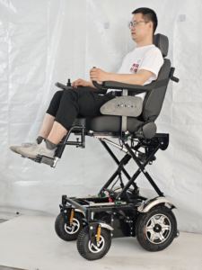 ブランド保証付き高品質電動車椅子 CE認証取得 パワーリフトアップシート車椅子 - Product Image 6