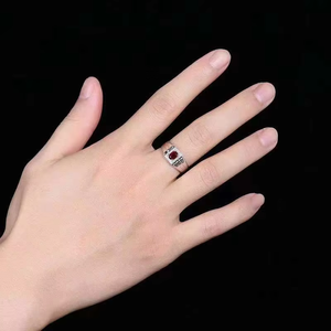 SGARIT Bijoux fins en gros, bague en or 18 carats 3,81g avec rubis naturel sang de pigeon 0,53ct, bijoux en pierres précieuses naturelles, bijoux en or 18 carats - Product Image 6