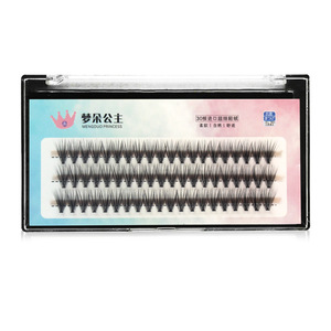 ขนตาปลอม Menguo Princess Mink ขนาด 0.03 มม. 30 ชิ้นต่อช่อ 8-12 มม. นุ่ม หนา ทำด้วยมือ ให้ลุคธรรมชาติ - Product Image 5