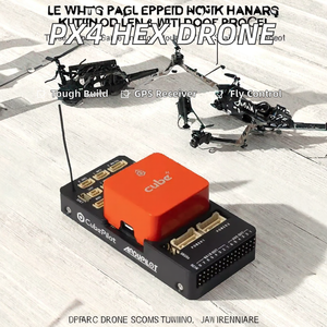 Drone GPS PX4 HEX Pixhawk Cube avec récepteur ADS-B M8p, télécommande Orange Mini 2, accessoires en aluminium et plastique pour avion à voilure fixe - Product Image 3